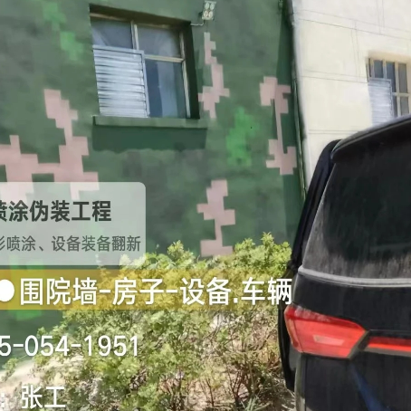 泰安数码迷彩漆施工